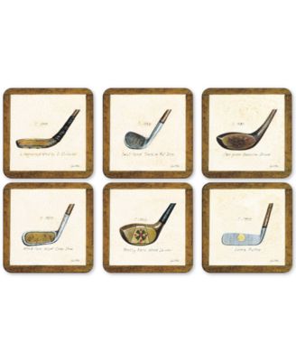 Portmeirion - A History of Golf Set of 6 Coasters