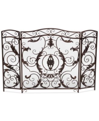 Noble House - Flower Fireplace Screen, Quick Ship