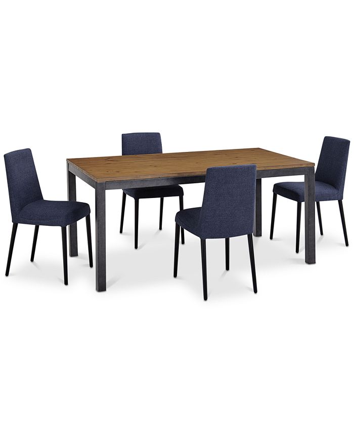 Furniture Gatlin Dining Furniture, 5Pc. Set (Dining Table & 4 Dining
