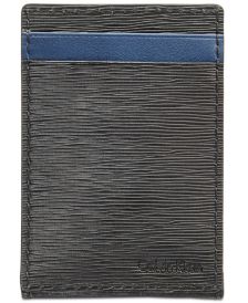 Men's Textured Leather Card Case