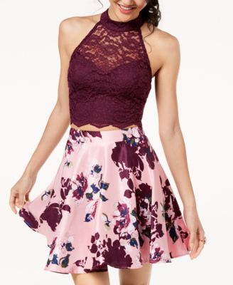 macy's 2 piece dress