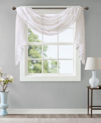 Irina Diamond Embroidered Sheer Window Treatments