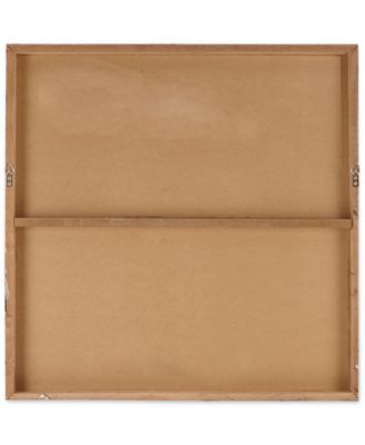 Sunburst Gold-Tone Resin Dimensional Box Wall Art