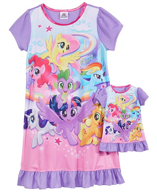 My Little Pony Nightgown With Doll Nightgown Toddler Girls