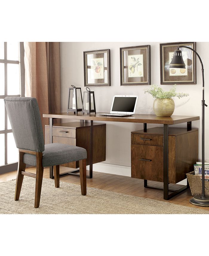 Furniture Valencia Home Office Double Pedestal Desk Macy's