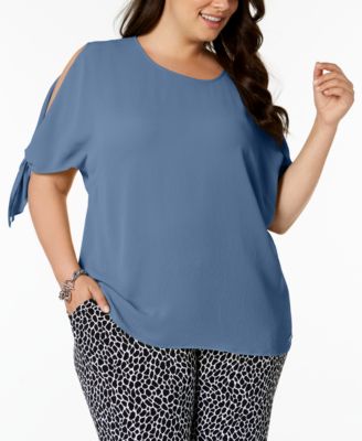 michael kors plus size blouses