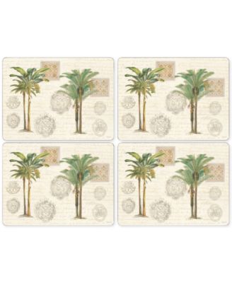 Pimpernel - Vintage Palm Study Set of 4 Placemats