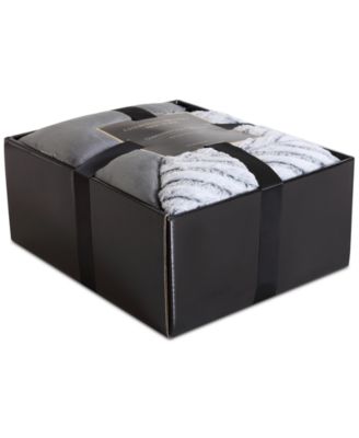 Christian Siriano Luxury Faux-Fur Throw, 60" x 70"