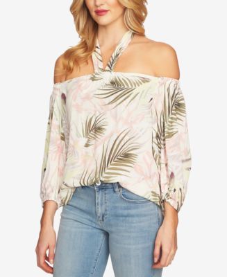 cece sunset blossom halter top