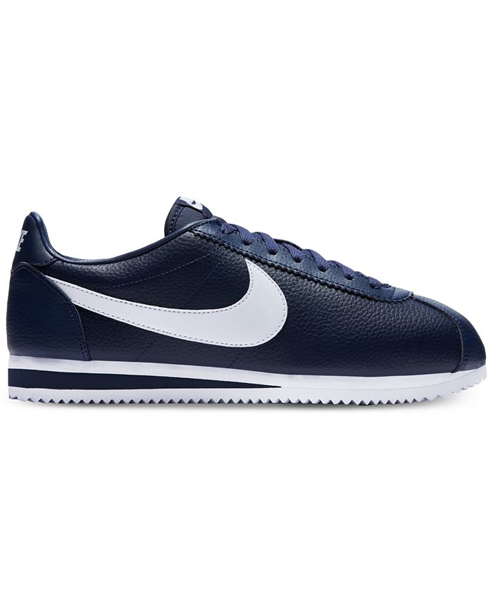 Nike Men's Classic Cortez Leather Casual Sneakers from Finish Line - Macy's