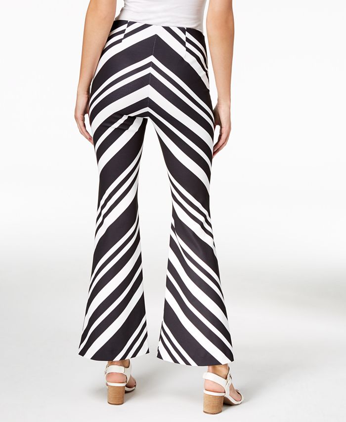 printed flare pants