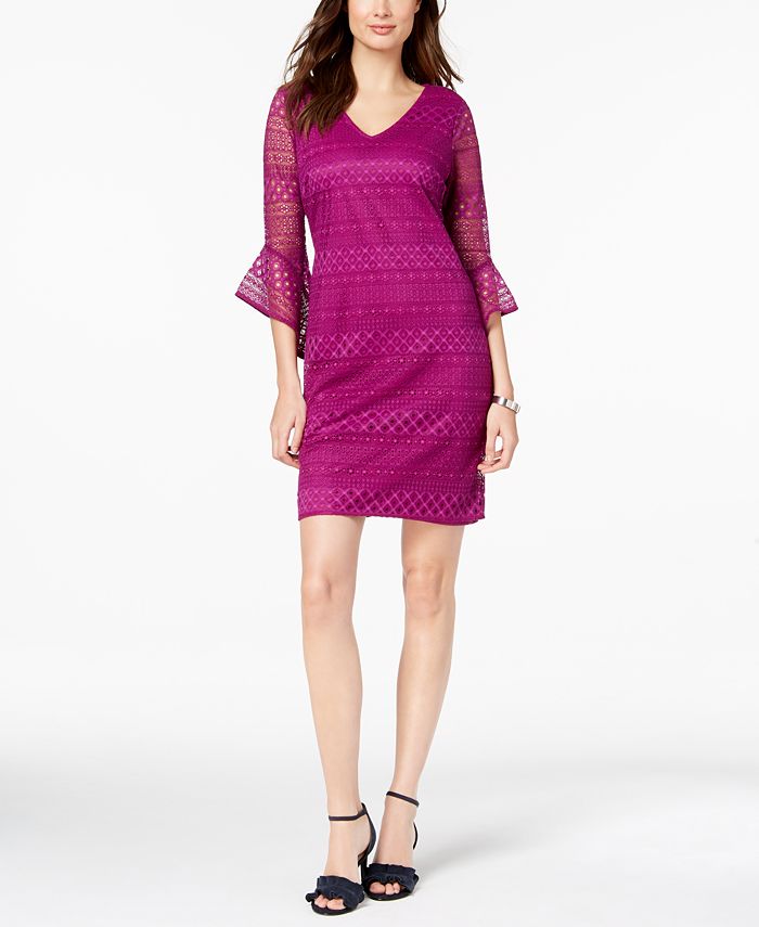 Alfani Petite Lace Shift Dress, Created for Macy's - Macy's
