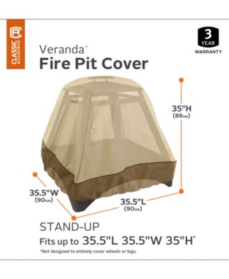 Stand Up Fire Pit Cover