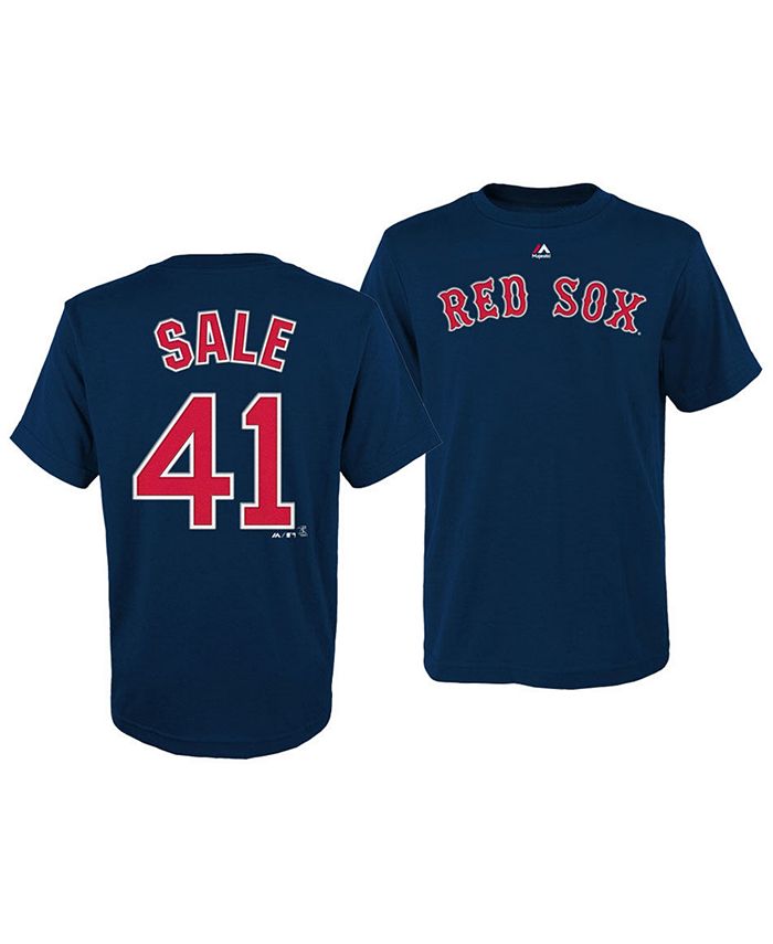 Majestic Chris Sale Boston Red Sox Official Player T-Shirt, Big Boys (8-20)  - Macy's