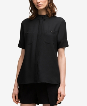 DKNY HIGH-LOW SHIRT, CREATED FOR MACY'S