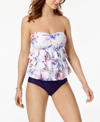 macys strapless tankini