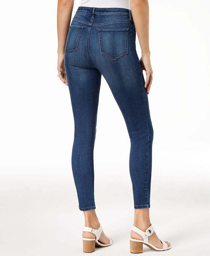 Maison Jules Button-Fly Skinny Jeans, Created for Macy's - Macy's