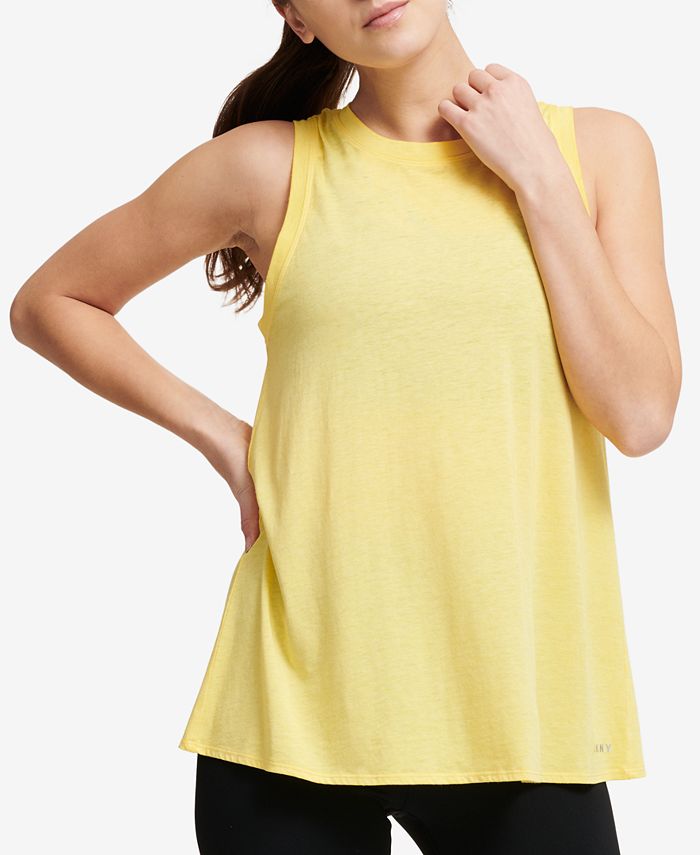DKNY Sport Icy Wash OverlapBack Tank Top Macy's