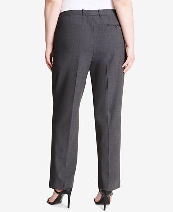 Calvin Klein Plus Size Modern Dress Pants Macy s