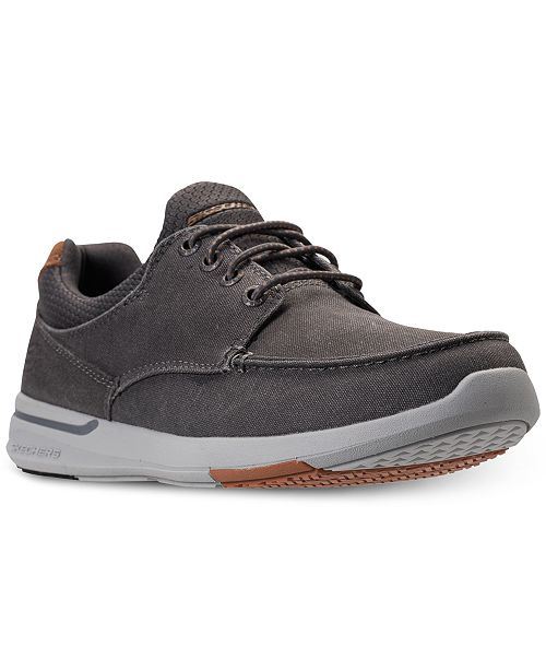 Skechers Men S Relaxed Fit Elent Mosen Casual Sneakers From