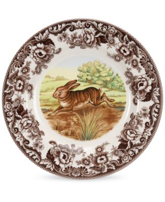 Spode Woodland Rabbit Dinner Plate - Macy's