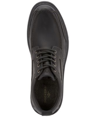 Men's Overton Moc-Toe Leather Oxfords