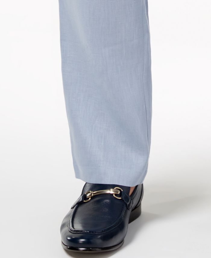 Tasso Elba Men's Drawstring Linen Pants, Created for Macy's Macy's