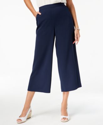 Charter Club - Cropped Wide-Leg Pants
