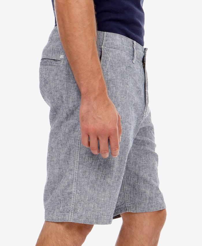Cary  Chambray Linen Shorts