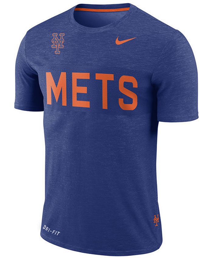 Nike Men's New York Mets DriFit Slub Stripe TShirt Macy's