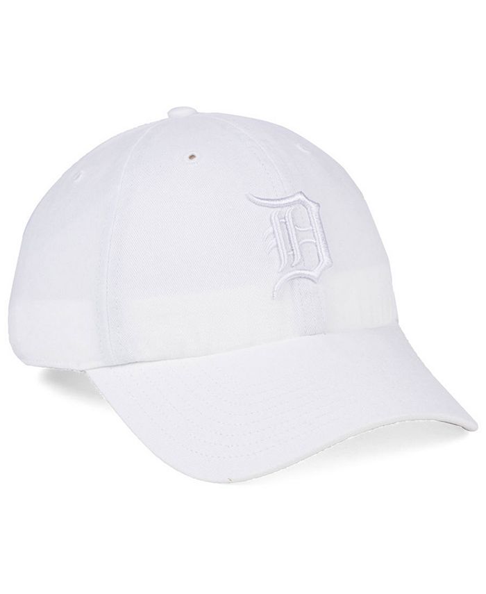 '47 Brand Detroit Tigers White/White CLEAN UP Cap - Macy's