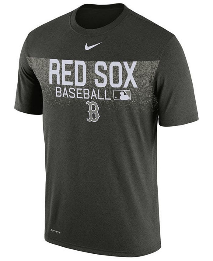 Nike Dri-Fit MLB Boston Red Sox Blue Red Mens Sz Large Baseball Shorts  NEW!!!