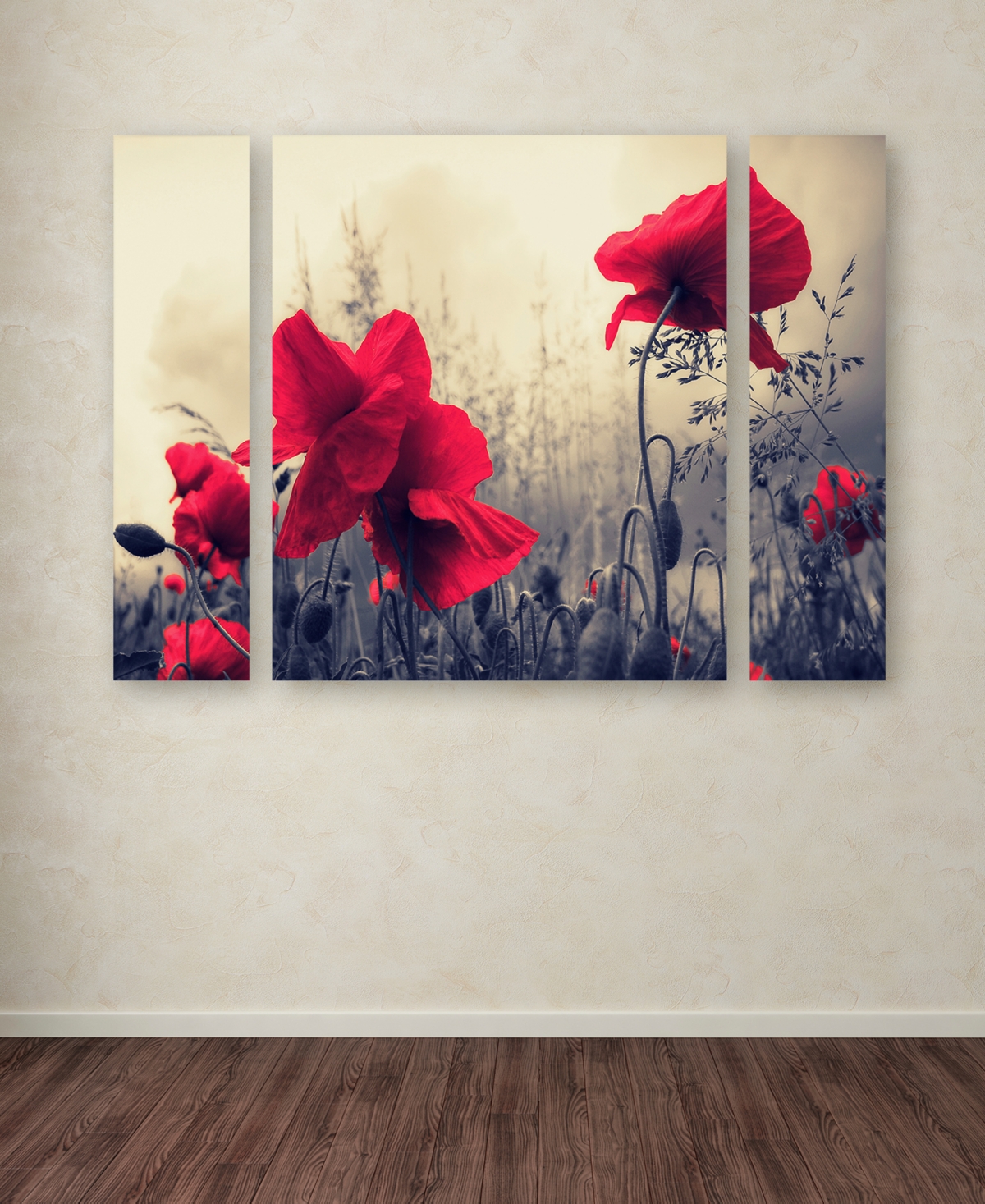 Philippe Sainte-Laudy 'Red For Love' Multi Panel Art Set Large - 41