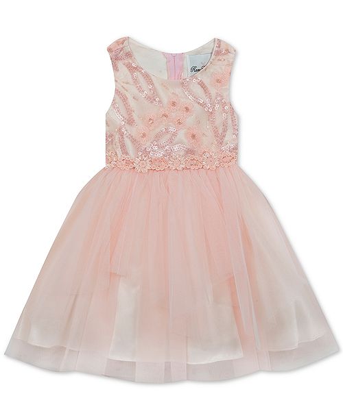 Rare Editions Toddler Girls Sequin Ballerina Dress Reviews All Girls Dresses Kids Macy S