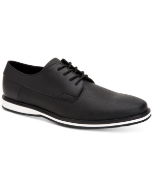 UPC 191712498466 product image for Calvin Klein Men's Wilfred Saffiano Leather Oxfords Men's Shoes | upcitemdb.com