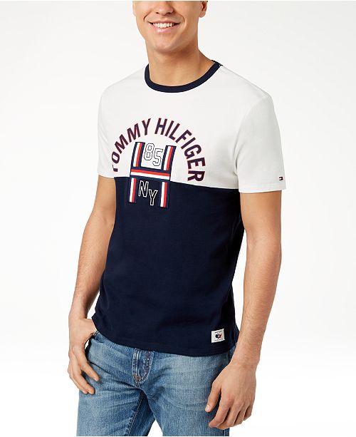 Tommy Hilfiger Men S Harley Graphic Print T Shirt Created For Macy S Reviews T Shirts Men Macy S