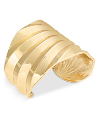 Thalia Sodi - Gold-Tone Palm Leaf Cuff Bracelet