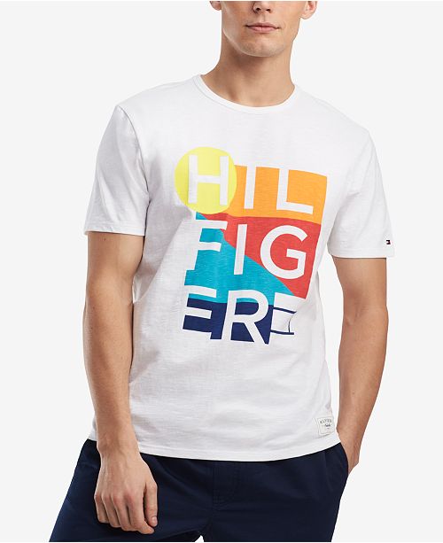 Tommy Hilfiger Men S Graphic Print T Shirt Reviews T Shirts Men Macy S