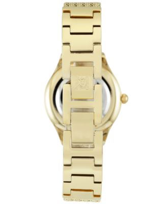 Women's Gold-Tone Stainless Steel Mesh Bracelet Watch 30mm AK-2208CHGB