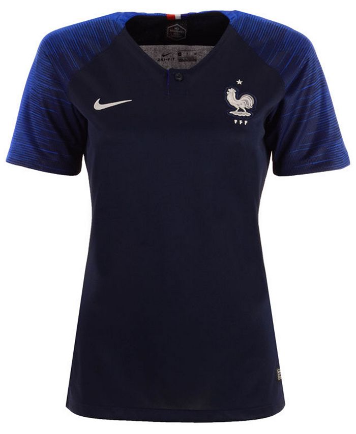 Nike Women's France National Team Home Stadium Jersey - Macy's
