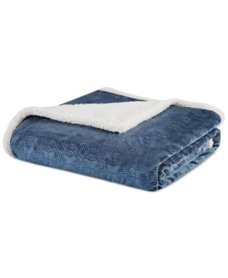 Elma Embossed Plush Throw, 60" x 70"