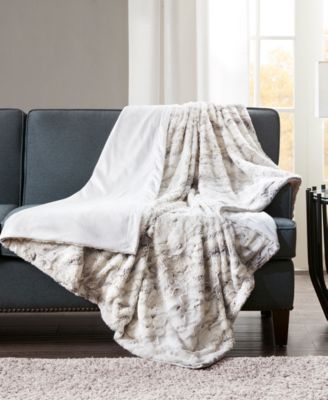 CLOSEOUT! Sachi Faux-Fur Throw, 60" x 70"