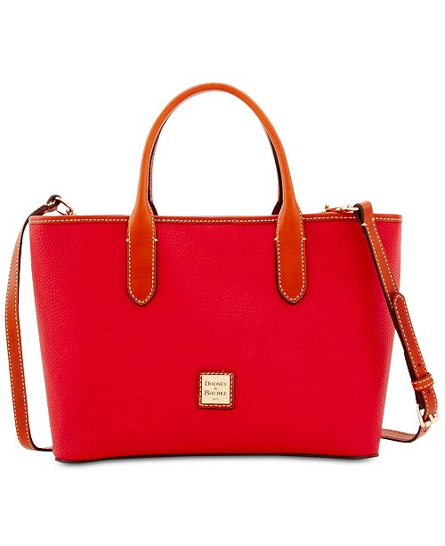 Dooney & Bourke Brielle Pebble Leather Satchel & Reviews - Handbags ...