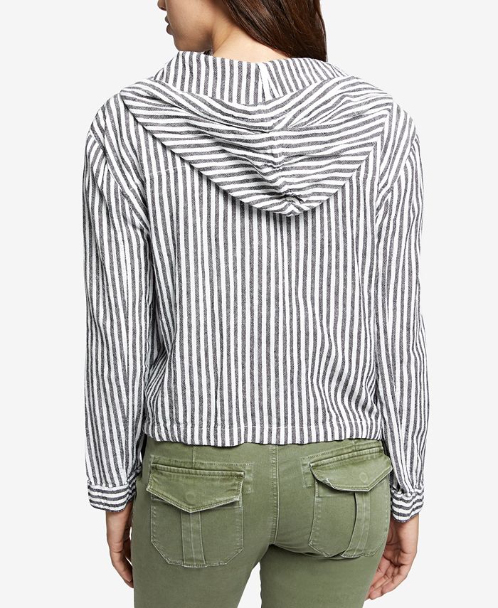 Sanctuary Nova Linen Hooded Jacket Macy's