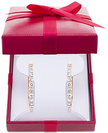 Diamond Hoop Earrings (1 ct. t.w.) in 14k Gold, Rose Gold, or White Gold