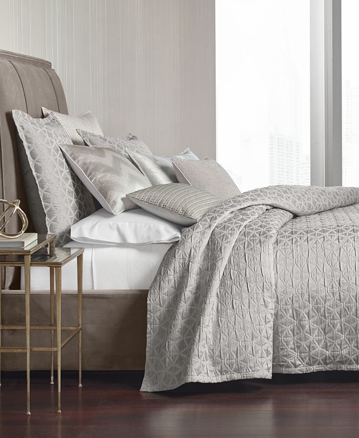 Hotel Collection Interlattice Quilted Euro Sham Created for