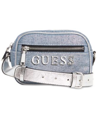 guess denim crossbody bag