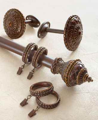 Croscill - Window Hardware, Fortunata Drapery Rod 28" - 48"