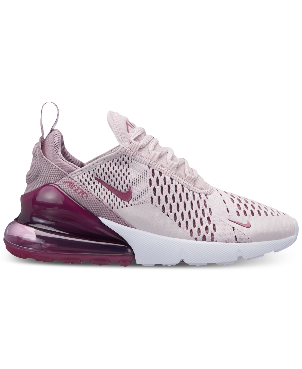 Nike Women s Air Max 270 Casual Sneakers From Finish Line In Barley Rose vintage Wine ModeSens