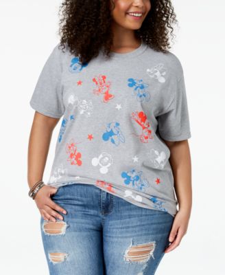 Disney - Plus Size Minnie & Mickey Mouse T-Shirt